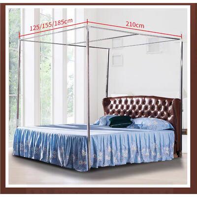 加加厚方管支架蚊帐不锈钢方管32条mm压脚地落无拼接整固蚊帐HVX