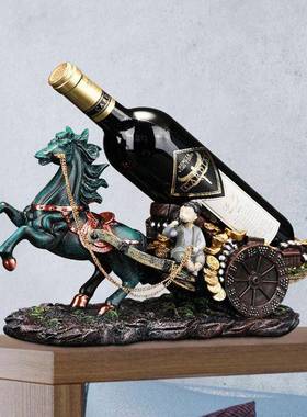 到酒架成奢轻创意红酒架功酒柜摆件乔迁新居礼品马葡萄酒装饰品餐