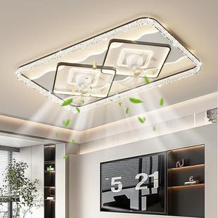 卧北欧厅客扇灯2025新款全光谱吊灯具/现代简约家用饭厅室吸顶护