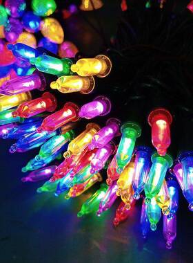 欧美户外防水绿线 线灯22LQP0/1节10V古日婚庆覆耶诞装饰钨串丝尖