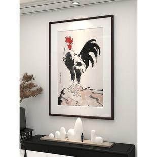 徐GVX悲鸿雄鸡画好挂运中国画新壁中式入口装饰画画走廊过道画公
