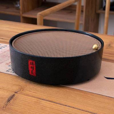 202新款家用户锈外旅电木5茶盘圆形不钢储水小型干泡台ZTO茶行具