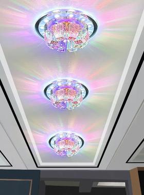 奢走廊水轻晶关灯走廊灯筒嵌入式玄灯网红阳台明装XCD灯简约家用