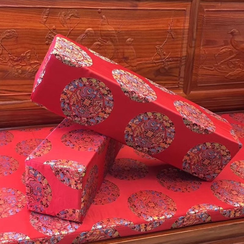 中式抱枕a坐椅垫仿古沙发垫手枕罗汉床垫配套扶手汽车腰枕古典软