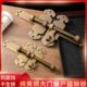 中式 庭院大门插销全铜复古双开门纯铜门栓加厚门闩花园门木门插锁