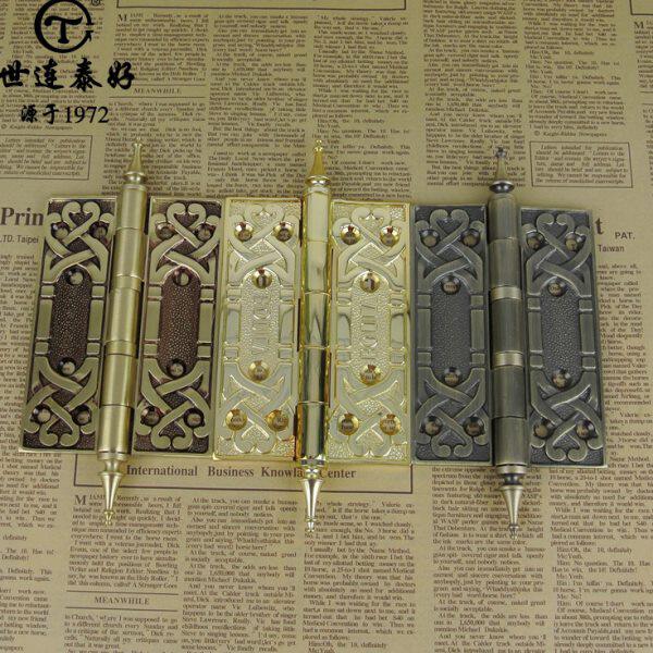 世连泰好合页全铜平开折页铰链纯铜加厚欧式实木房门大门配件合页