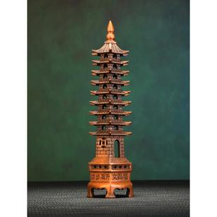 铜欣祥紫文物昌摆件送孩子礼书房塔铜书桌面办公TXX1239 室装饰工