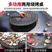 莫家铸铝烧烤户外烤桌烤家用烧炉烧铁艺露天餐桌铸铝椅室外休闲庭