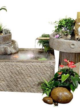 装庭院饰smf-ysy0山流水摆件循环水景观阳假鱼池造景喷泉户台外花