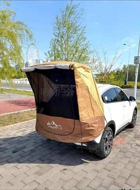 汽防车SUV自驾xl202210游车载车露车尾后备顶箱帐篷简易升级版雨