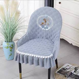 子套UFL罩2椅025新款带扶手弧形椅套套靠餐背一体桌椅套凳子坐垫