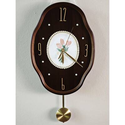 法式古风餐厅摇摆挂20钟25款艺术钟中高XCB级感表客厅装饰时钟挂