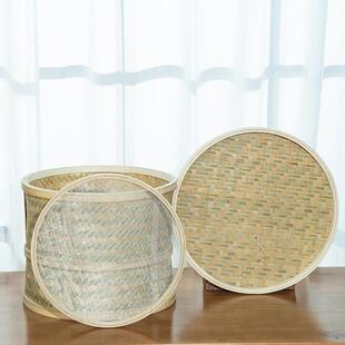 竹编竹簸箕电焙笼烘笼焙焙XQZ茶机笼茶叶提香茶机岩茶网筛花展示