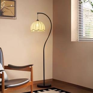 中落地灯客厅法沙发旁高级古感式中75373风卧室床头气氛灯覆古古