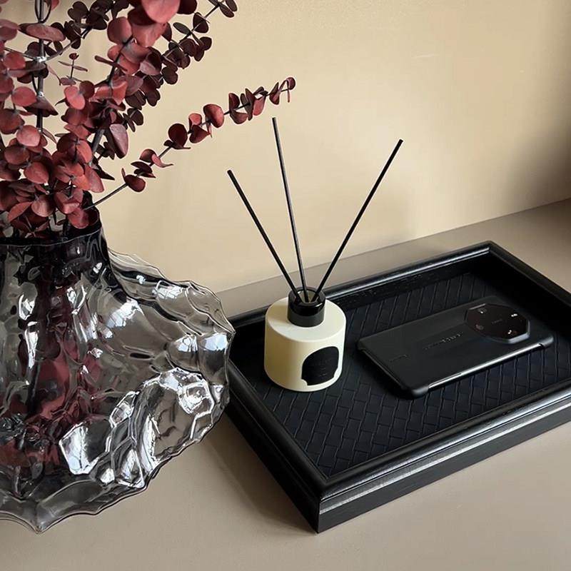 态活 is轻奢风皮质香薰托KQI盘长收方形玄关钥匙首饰品纳桌面n摆,家居饰品,香薰托盘,淘宝优惠券,粉丝福利购,淘宝优惠卷