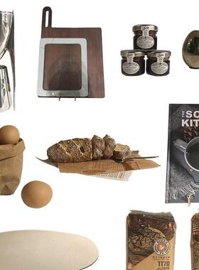 软厨房搭培配套装台面件装鼎湖面包仿真XCE鸡蛋烘摆主题样板房