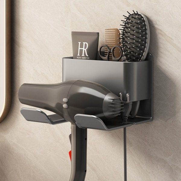 吹风机置物架免打孔卫生间壁挂式电吹风支架浴室风筒收纳架子挂架,家庭/个人清洁工具,吹风机置物架,淘宝优惠券,粉丝福利购,淘宝优惠卷