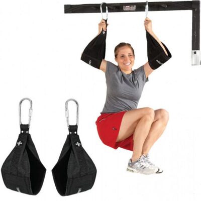 单杠悬臂带腹肌带悬挂收腹吊带健身房健身器材吊带