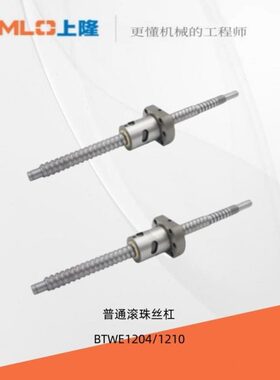 上隆原装普通级滚珠丝杠BTWE1204/1210-L150~800-T15~24-R-Y-B