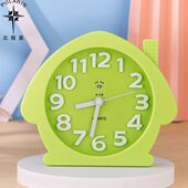 包邮 正品 小闹钟 桌面床头时尚 北极星简约静音懒人学生创意苹果台式