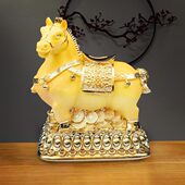 2023年装 饰马存钱罐只进不出储蓄罐不可取大容量大人家里用摆件