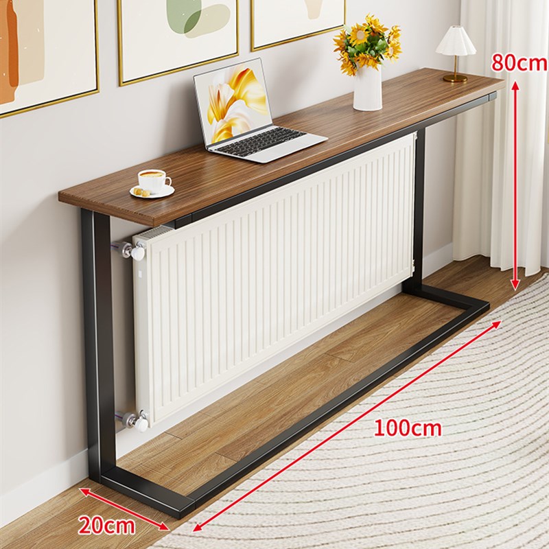 家用暖气片上方置物架客厅沙发后靠墙长条整理架靠墙X夹缝遮挡神