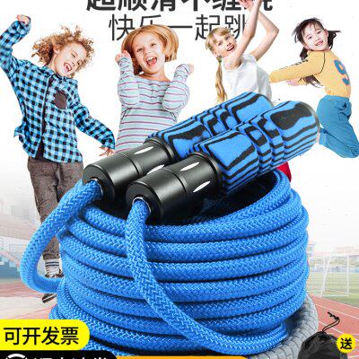 集体群体跳绳团体专用长绳多人跳初中小学生专业儿童跳大绳的绳子