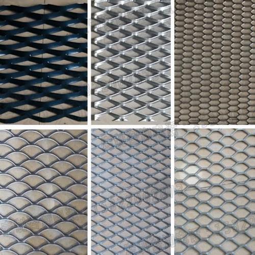 吊顶天花幕墙门头菱形拉伸铝合金金属铝网板鱼鳞龟甲六角孔网格网