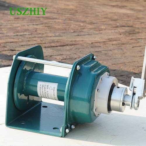 美国智友JC-E重型手摇绞盘3吨手动绞盘大容量绞车船用手动卷扬机