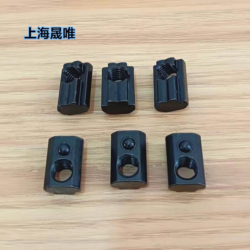 铝型材配件弹珠滑块螺母40M8国标欧标通用铝材铝合金精密