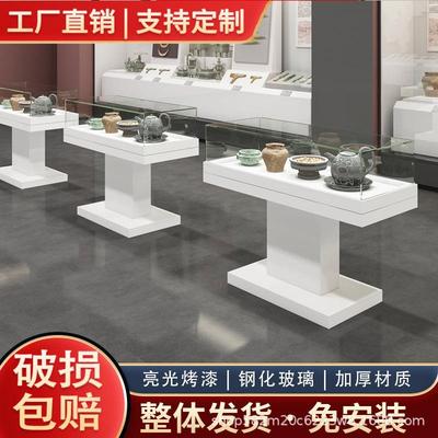 烤漆博物馆展示柜液压文物字画玉器玻璃展览玻璃陈列柜台样品展柜