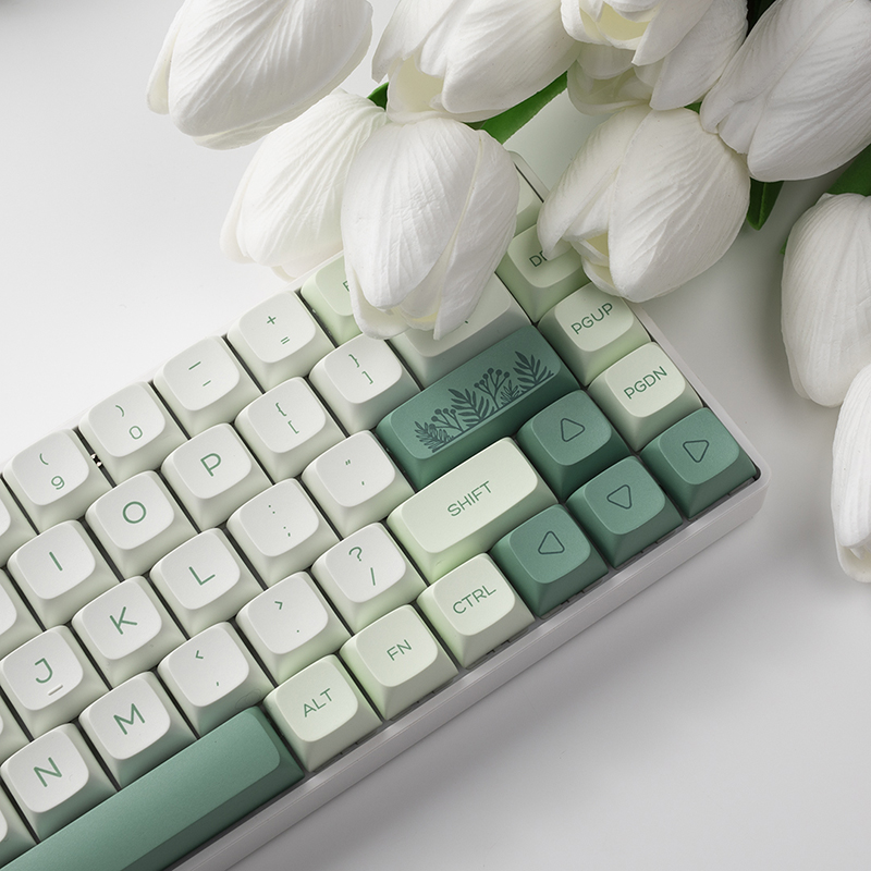 动植物园xda键帽pbt材质 热升华适配108/104/100/98/87/84/68/61