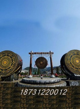 大型铸铜鼓广场公园铜雕广西民族乐器工艺品纯铜鼓青铜鼓腰鼓摆件