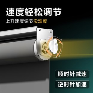 免打孔升降卷帘卫生间厨房遮阳防水遮挡帘 办公室窗帘遮光2024新款