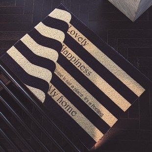 入户门地垫丝圈加厚高级pvc进门丝圈脚垫可裁剪红色门口耐脏地毯