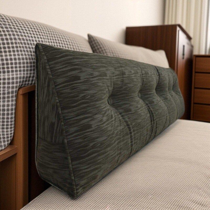 高档床头三角靠垫床上靠枕大靠背护腰沙发垫背榻榻米软包简约可拆,居家布艺,床头靠垫,淘宝优惠券,粉丝福利购,淘宝优惠卷