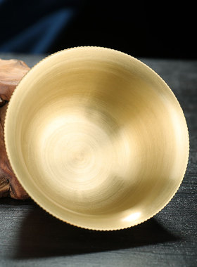 纯铜供水碗八宝居家装饰用品七圣水杯八宝吉祥桌面摆件供水杯7个