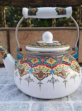 223.5L加厚搪瓷茶水壶瑯烧壶凉开 水泡茶壶电平底瓦水珐斯灶磁炉