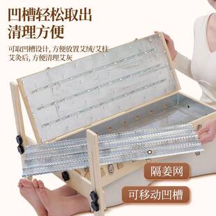 实木制艾盒龙架灸督脉后背部大身全通UUE用家用脊骨椎中医仪器具