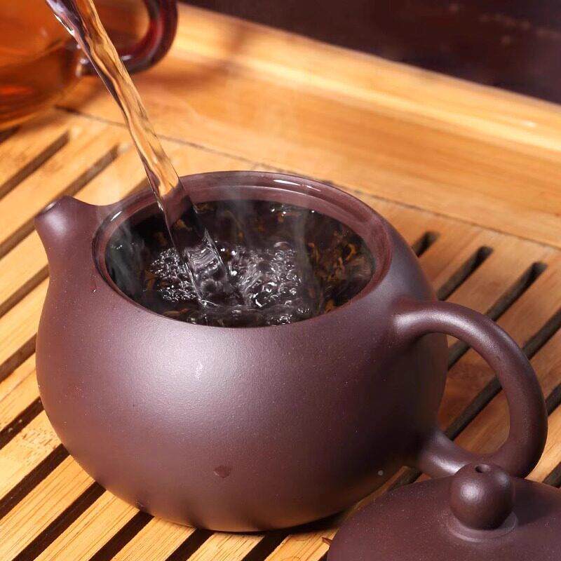 宜兴真品紫砂夫壶纯手大茶壶泡茶家用功茶具套kgxsd1装名西施壶礼