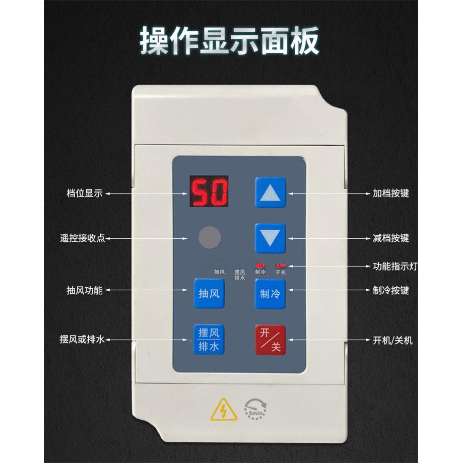 冷风机变频器1.1/1.1.5KW\/2/2./KW5水冷2环保速空调风扇调器220V