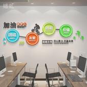 公司企业文墙化队团励标语办公室会议背景面装 饰布置PYK364立体墙