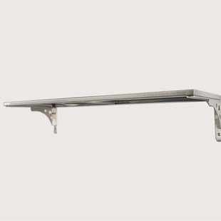 置物架隔板钢板上墙承重壁挂架厨房墙壁杂物架微波炉托架三角支架