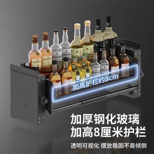 矮吊柜300 500高升降拉篮单层400矮小升降机上柜下拉式450调味篮