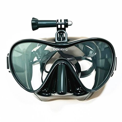 自由潜潜水面镜相机支架浮潜面罩游水面罩 大面镜一体大视野大框