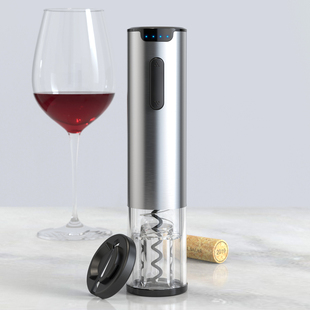 电动红酒开瓶器锂电池不锈钢开红酒器全自动启瓶器电量显示2313