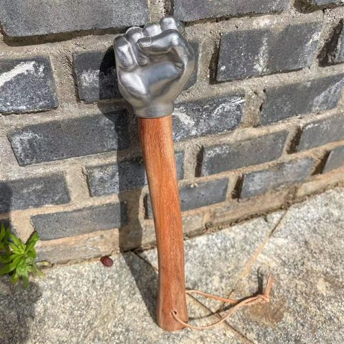 高碳不锈钢拳头锤子户外露营多功能工艺礼品摆饰五金工具车载摆件