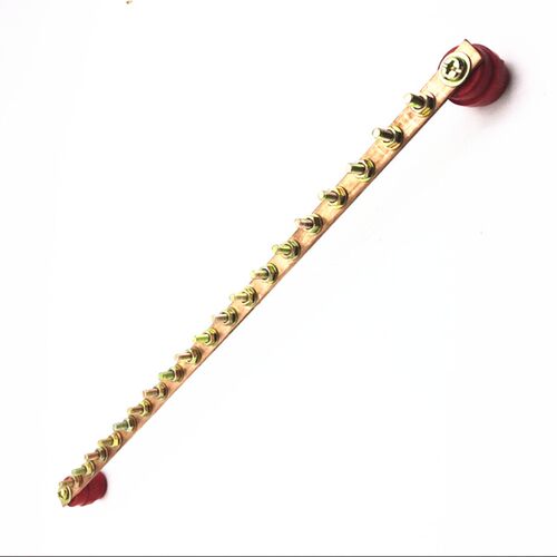 机房排机架式汇流排 机柜铜排19英寸3*30*500标准接地铜排