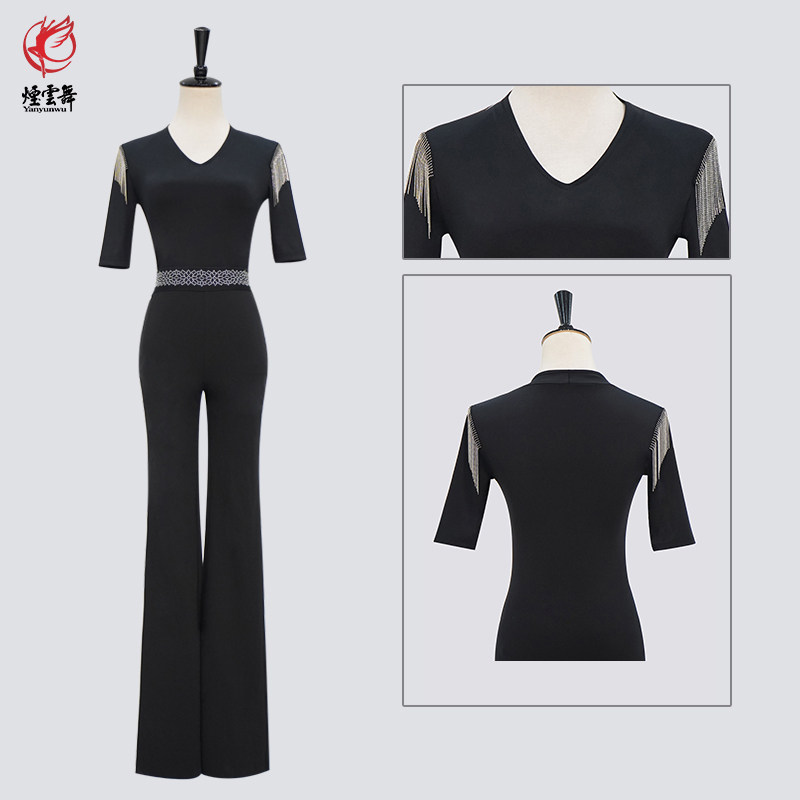 烟云舞优雅仪态春l夏时尚百搭形体服套装舞蹈练功服训练服瑜伽套