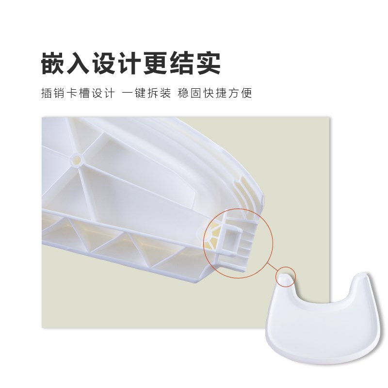 成长椅餐盘餐椅配件适用stoke磨砂光滑面可用吸盘碗儿童宝宝椅套